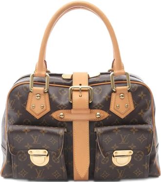 Louis Vuitton Borsa a mano Manhattan GM 2007 - Marrone