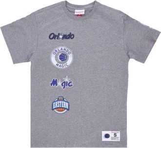 Mitchell & Ness T-Shirts - Heren - T-shirts - Grijs - S - Tops