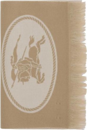 Burberry Sciarpa con stampa Equestrian Knight - - Accessories - Uomo - Beige - ONE SIZE