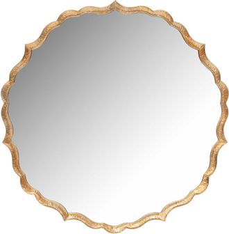 Abhika Spiegel Scharfkantig Gold D: 110 cm