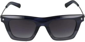 Yohji Yamamoto Slook 017 17001 - unisex - Zonnebrillen - Zwart - 51 MM - Accessoires