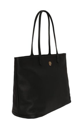 Gorski Leather Tote in Black at Nordstrom