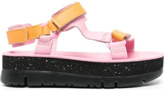 Camper Oruga Up platform leather sandals - women - Leather - 37 - Pink