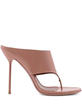 PARIS TEXAS thong heeled sandals - Pink