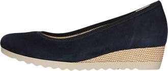 Gabor Dames Instap Sleehak Schoenen - Dames - Sleehakken - Blauw - 41 EU - Leer - Schoenen