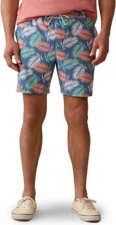 Faherty Shorelite Swim Trunks in Twilight Paradise Palm at Nordstrom Rack, Size Xx-Large