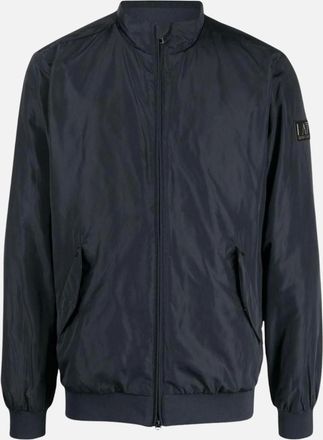 Emporio Armani Mens EA7 Midnight Blue Bomber Jacket - Size: 38/Regular