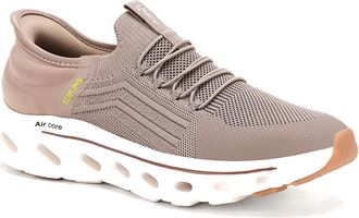 Unze Men Ashby Comfort Lightweight Trainers UK Size 6-11 Khaki