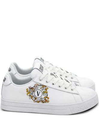 Versace Jeans Couture logo-print sneakers - White