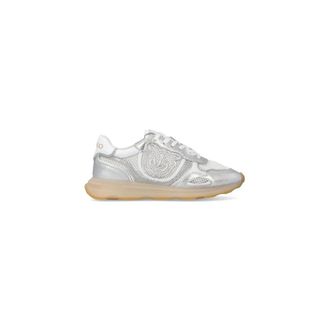 Pinko Pinko, Schoenen, Dames, Grijs, 39 EU, Leer, Zoe 18B Sneaker