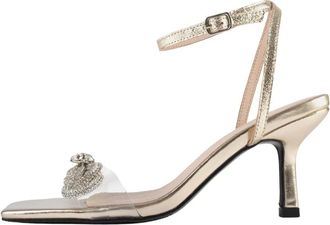 L37 Sandalen met hoge hakken - Dames - Sandalen met hakken - Geel - 37 EU - Schoenen