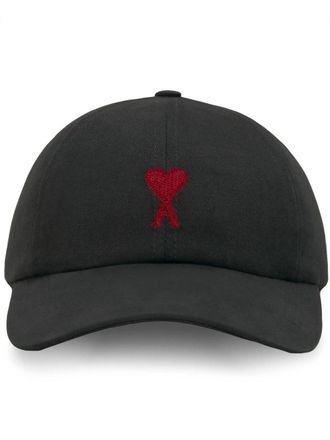 Ami Red Ami de Coeur Embroidery Cap