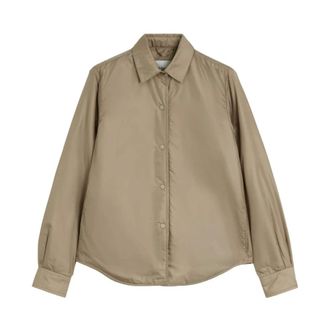 Aspesi Light Jackets, female, Beige, Size: XL Padded Shirt