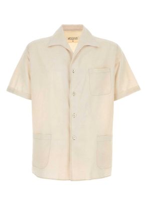 Maison Margiela Ivory Acetate Blend Shirt