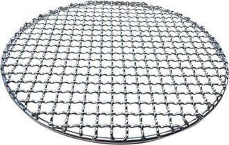 OEM Parrilla Redonda De Malla De 28 Cm, Antiadherente Y Reutilizable, Rejilla De Enfriamiento De Acero Inoxidable, Accesorios Para Parrilla De 280 Mm