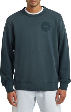 G-Star Sunfaded Organic Cotton Crewneck Sweatshirt in Salute Gd at Nordstrom, Size Xx-Large
