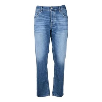 Dondup Straight Jeans, male, Blue, Size: W38 Icon Jeans