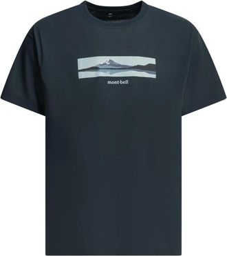 Montbell Camiseta Gr&aacute;fica - Tops - Hombre - Azul - XL