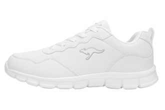 Kangaroos Sneaker KANGAROOS K-RF JONNA, Damen, Gr. 36, weiss (wei&szlig;, vapor grau), Synthetik, Schuhe Sneaker