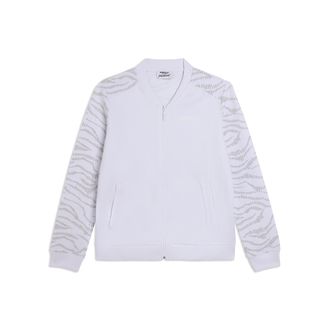 Freddy Felpa Zip con Collo Bomber e Motivo Grafico