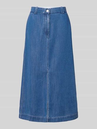 Sams&oslash;e & Sams&oslash;e Jeansrock mit Knopf- und Rei&szlig;verschluss Modell SATOVES in Blau, Gr&ouml;&szlig;e XL