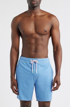 Johnnie-O Madeira Swim Trunks in Bluejay at Nordstrom, Size Xx-Large