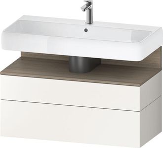 Duravit Qatego Mueble Bajo Lavabo, 1 Extra&iacute;ble Y 1 Caj&oacute;n, - Duravit