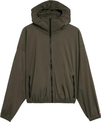 The North Face Lichtgewicht opvouwbare windjack met capuchon - Heren - Outdoorjassen - Groen - L - Nylon - Fitness