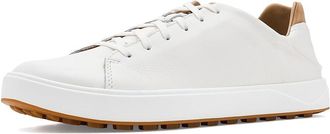 Olukai WAIALAE Mens Golf Shoes White/Tan : 10.5 D - Medium, Leather