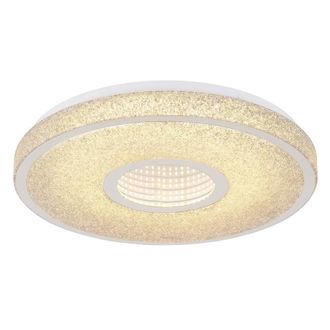 Netlighting Astania Decorative Ceiling Light White Center Tunnel Crystal Sand LED