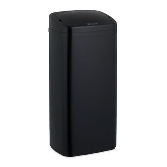 Relaxdays Relaxdays - Cubo De Basura Cocina Con Sensor, 40 Litros, Tapa El&eacute;ctrica, Soporte Bolsas, Papelera Autom&aacute;tica, Negro