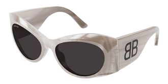 Balenciaga BB0394S 004 Womens Sunglasses Grey Size 59
