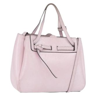 Loewe Pre-owned Schoudertas - Dames - Vintage Handtas - Roze - ONE Size - Leer - Vintage
