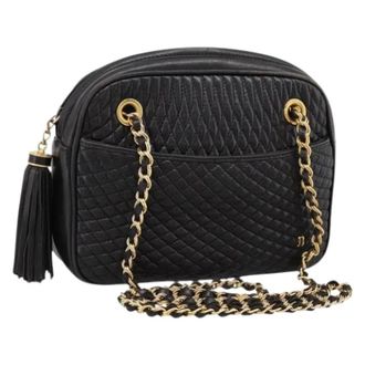 Bally Pre-owned Shoulder Bag - Dames - Pre-owned - Zwart - Maat: ONE Size Leer