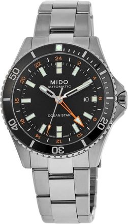 Mido Ocean Star GMT Black Dial Steel Mens Watch M026.629.11.051.01