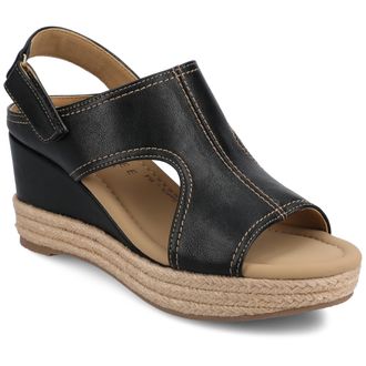 Journee Collection Women & apos;s Rayleigh Espadrille Wedges