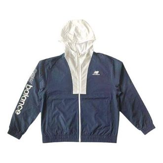 New Balance MENS Tat Casual Sport Hoodie Blue AMJ01502-NGO