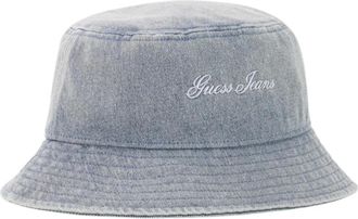 Guess Hats, male, Blue, Size: ONE SIZE Bucket Hat