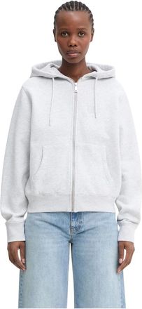 Anine Bing Casper Zip Up - Dames - Vesten met rits - Grijs - XS - Katoen - Hoodies & sweatvesten