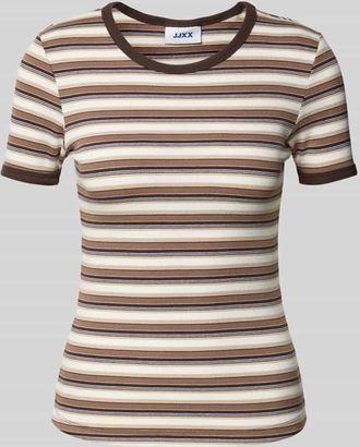 Jack & Jones T-Shirt mit Rundhalsausschnitt Modell FRANKIE in Hellbraun, Gr&ouml;&szlig;e XL