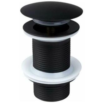OEM Desag&uuml;e Emergente Negro Para Lavabo Sin Rebosadero, Desag&uuml;e Emergente Universal Negro Para Lavabo, Tap&oacute;n De Desag&uuml;e Sin Rebosadero, Desag&uuml;e Emergente 