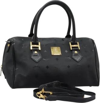 MCM Pre-owned Handtas - Dames - Vintage Handtas - Zwart - ONE Size - Leer - Vintage