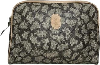 Saint Laurent Pre-owned Clutches, female, Multicolor, Size: ONE SIZE Pre-owned Leather Clutch