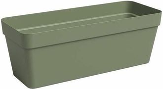 Artevasi Teva Capri Jardinera Pl&aacute;stico Verde Ceniza 49,9x20x18,1 Cm