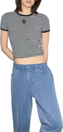Converse Box Star Tee in Converse Black Stripe at Nordstrom, Size X-Large