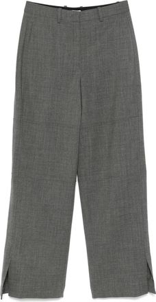 Jil Sander Virgin Wool Trousers - Womens - Viscose/Elastane/Virgin Wool/Cotton
