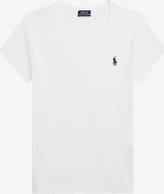 Polo Ralph Lauren Kurzarm-Jersey-T-Shirt mit V-Ausschnitt Pony