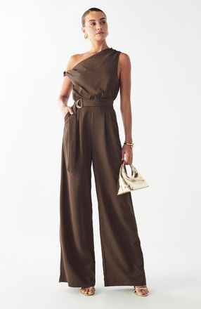 BWLDR Mariah Jumpsuit in Chocolate at Nordstrom, Size 12