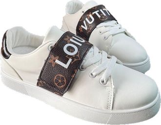 Generic Mens Sports Fashion Versatile Casual Low-top wear-Resistant Board Shoes, White, 5.5 UK