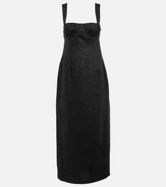Sir. Bettina linen maxi dress